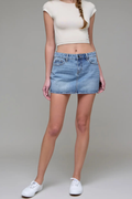 Peyton Classic Denim Skirt by Hidden