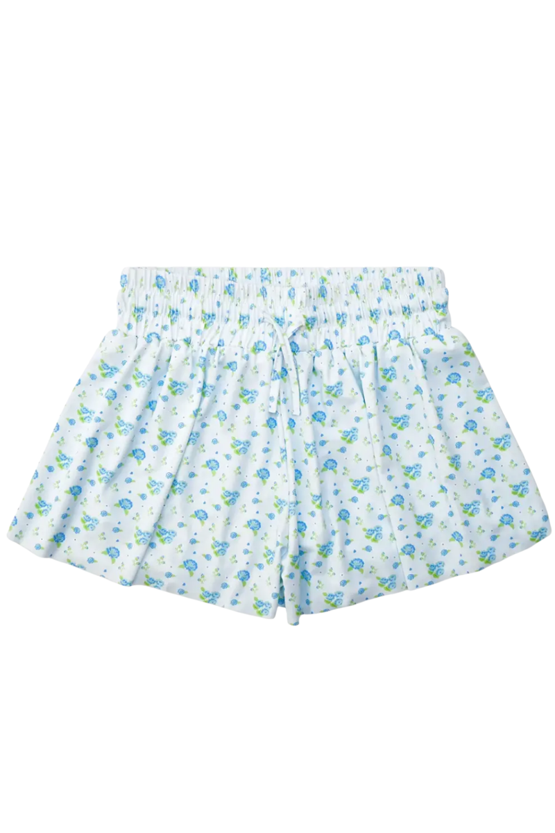 Blue Floral Butterfly Shorts by iScream