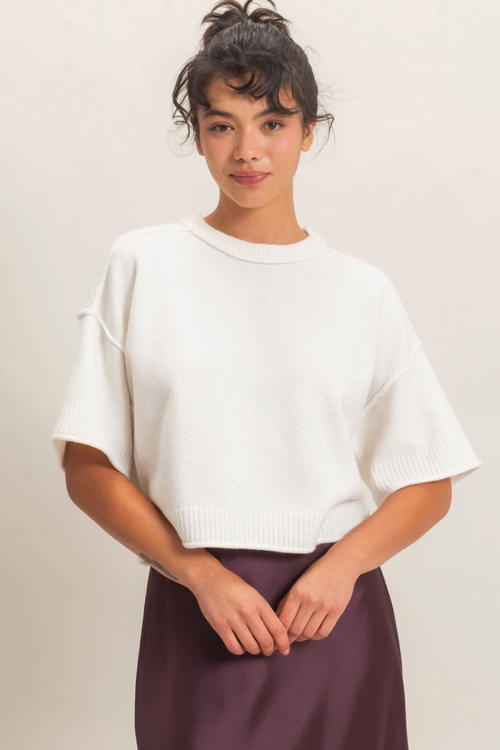 Kayte Short Sleeve Sweater Top