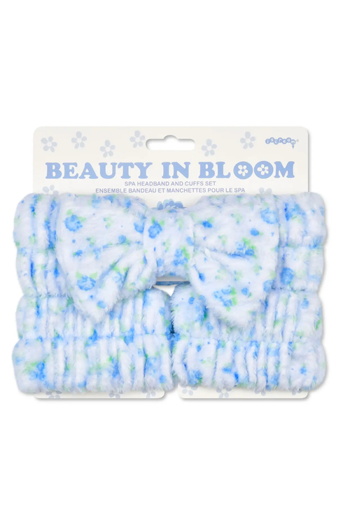 Blue Ditsy Spa Set by iScream