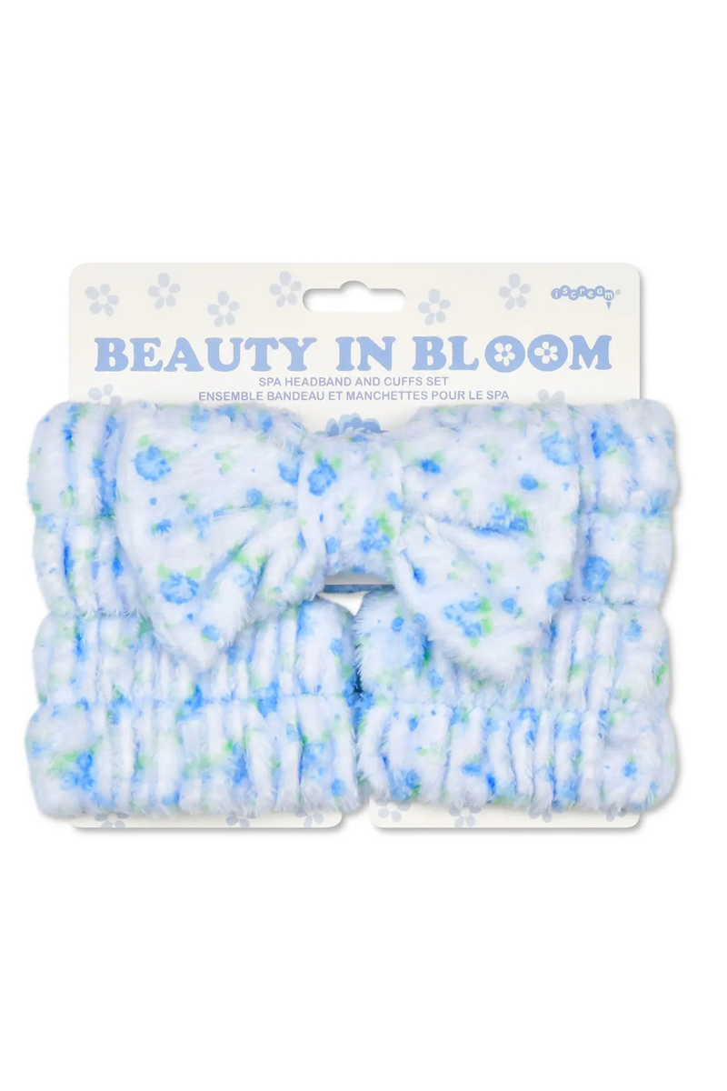 Blue Ditsy Spa Set by iScream
