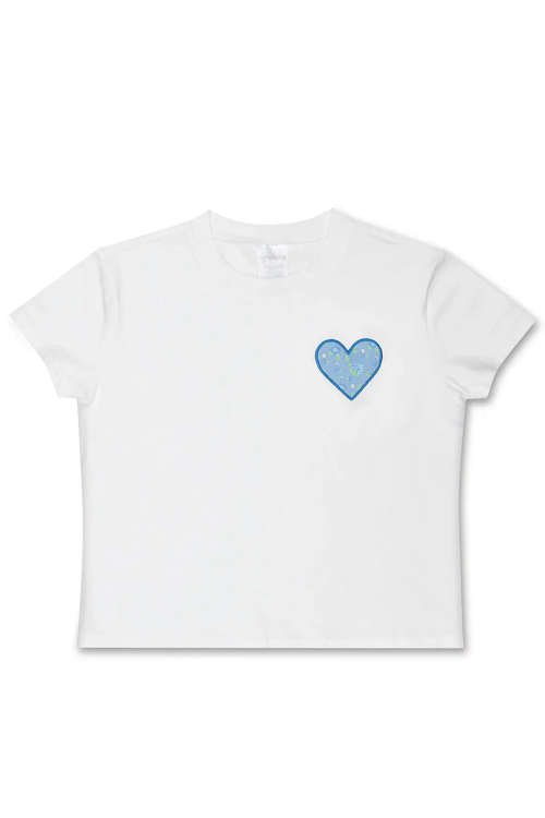 Blue Ditsy Floral Tee by iScream