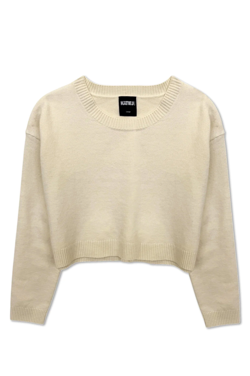 Katie J Girls Marlena Sweater in Cream