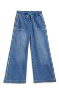 Drawstring Wide Leg Pant by Tractr