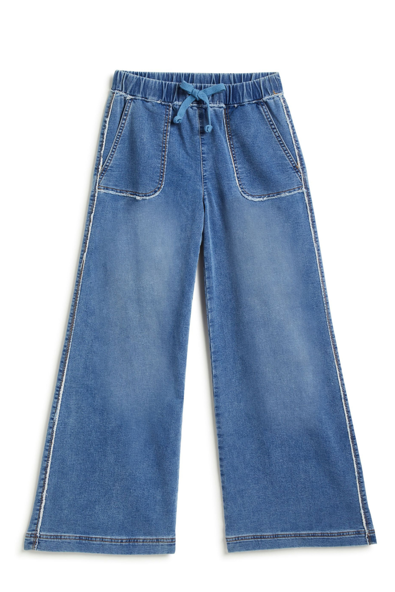 Drawstring Wide Leg Pant by Tractr