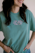 The Way Tee in Seafoam