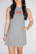 Go Dawgs Gingham Active Dress by Scarlet & Gold
