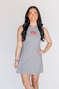 Go Dawgs Gingham Active Dress by Scarlet & Gold