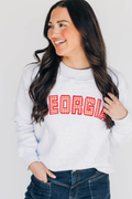 Georgia Gingham Mock Neck by Scarlet & Gold