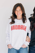 Georgia Gingham Mock Neck by Scarlet & Gold