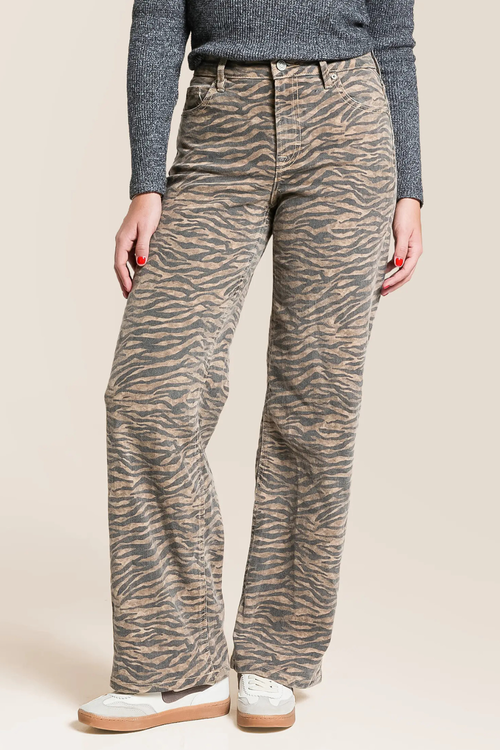 Logan Dad Tiger Stretch Jean by Hidden
