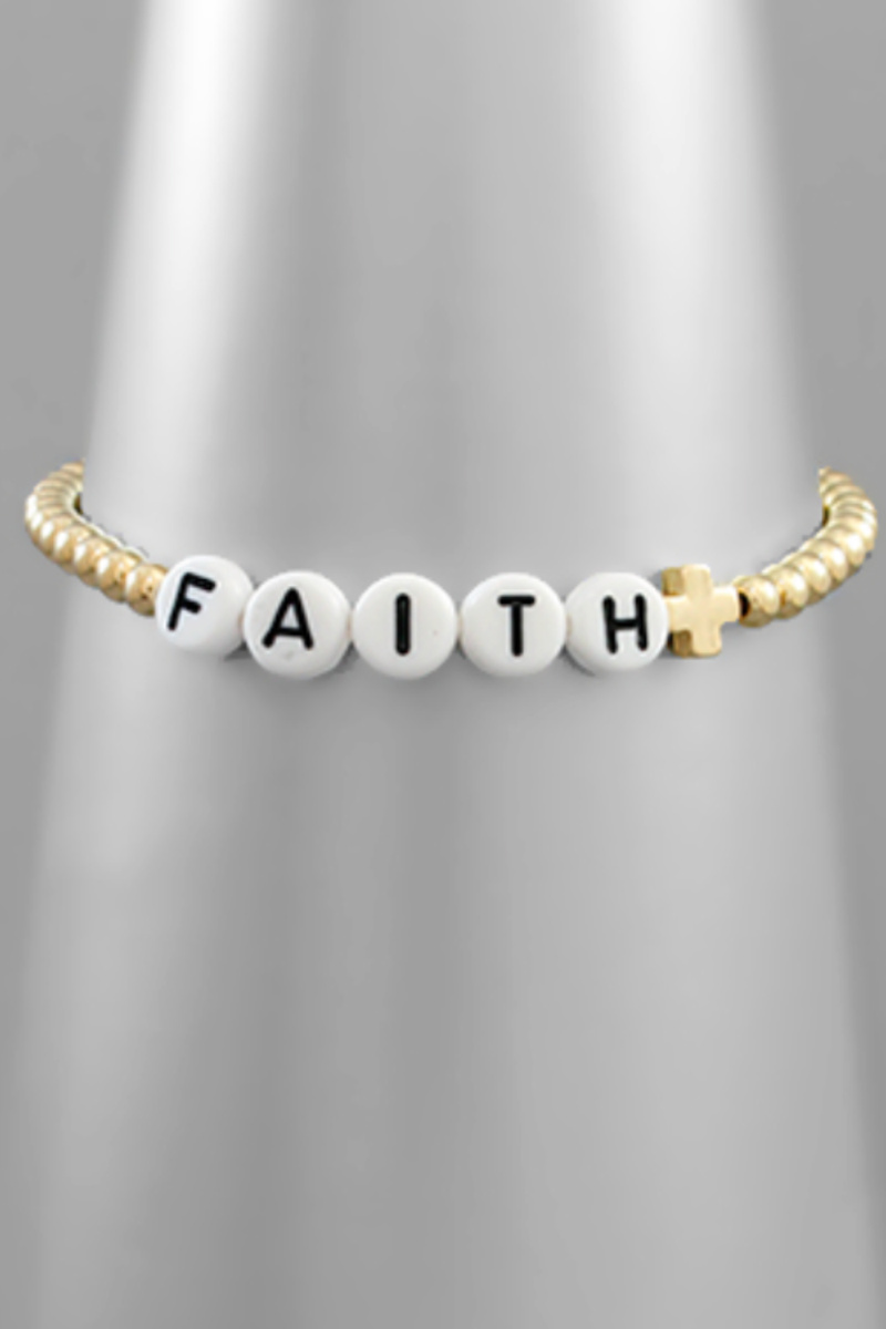 Faith Bead Bracelet