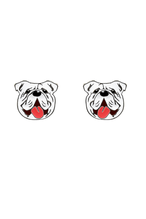 Bulldog Stud Earrings