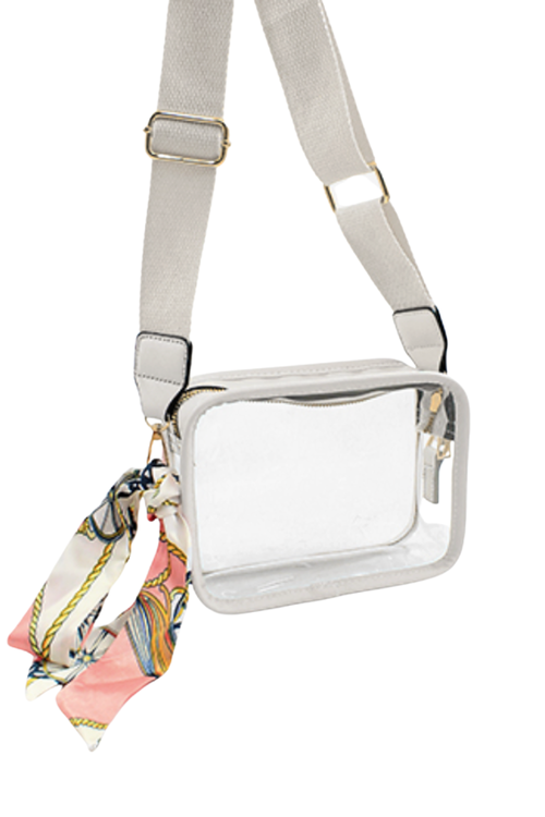 Rectangle Clear Crossbody Bag