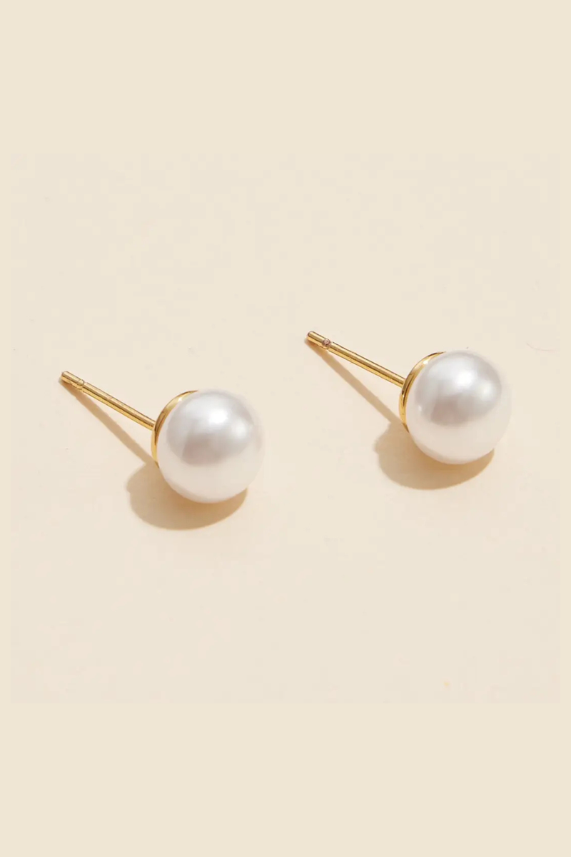 6 mm Class Pearl Studs