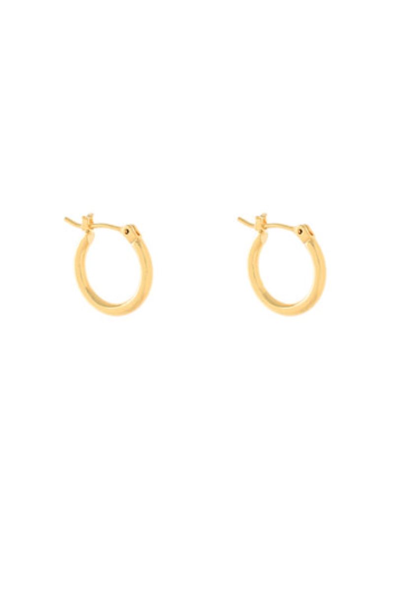 Gold Dipped Hypoallergenic Hoops