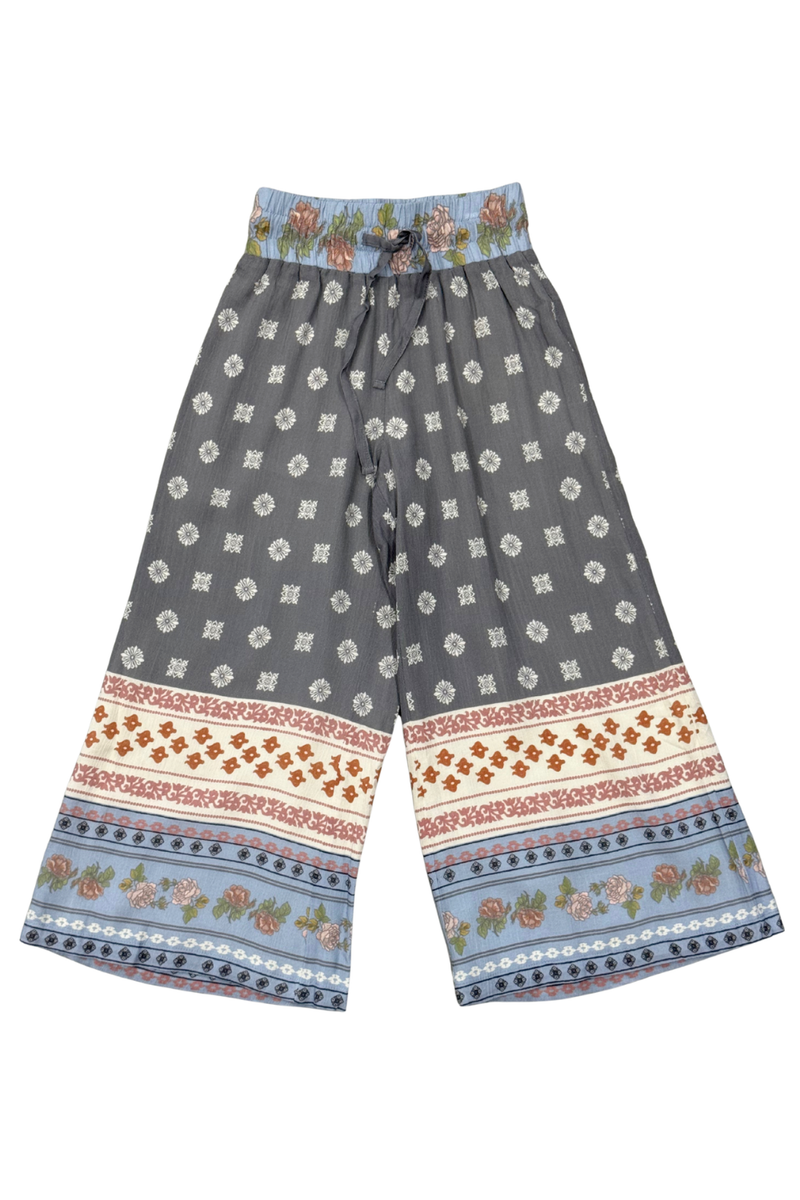 Boho Wide Leg Flowy Pants by Avery & Alexander
