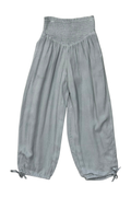 Smocked Waist Tie Detail Pants by Avery & Alexander