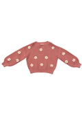 Daisy Embroidered Sweater by Avery & Alexander