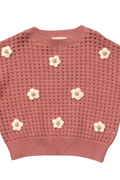 Daisy Embroidered Sweater by Avery & Alexander