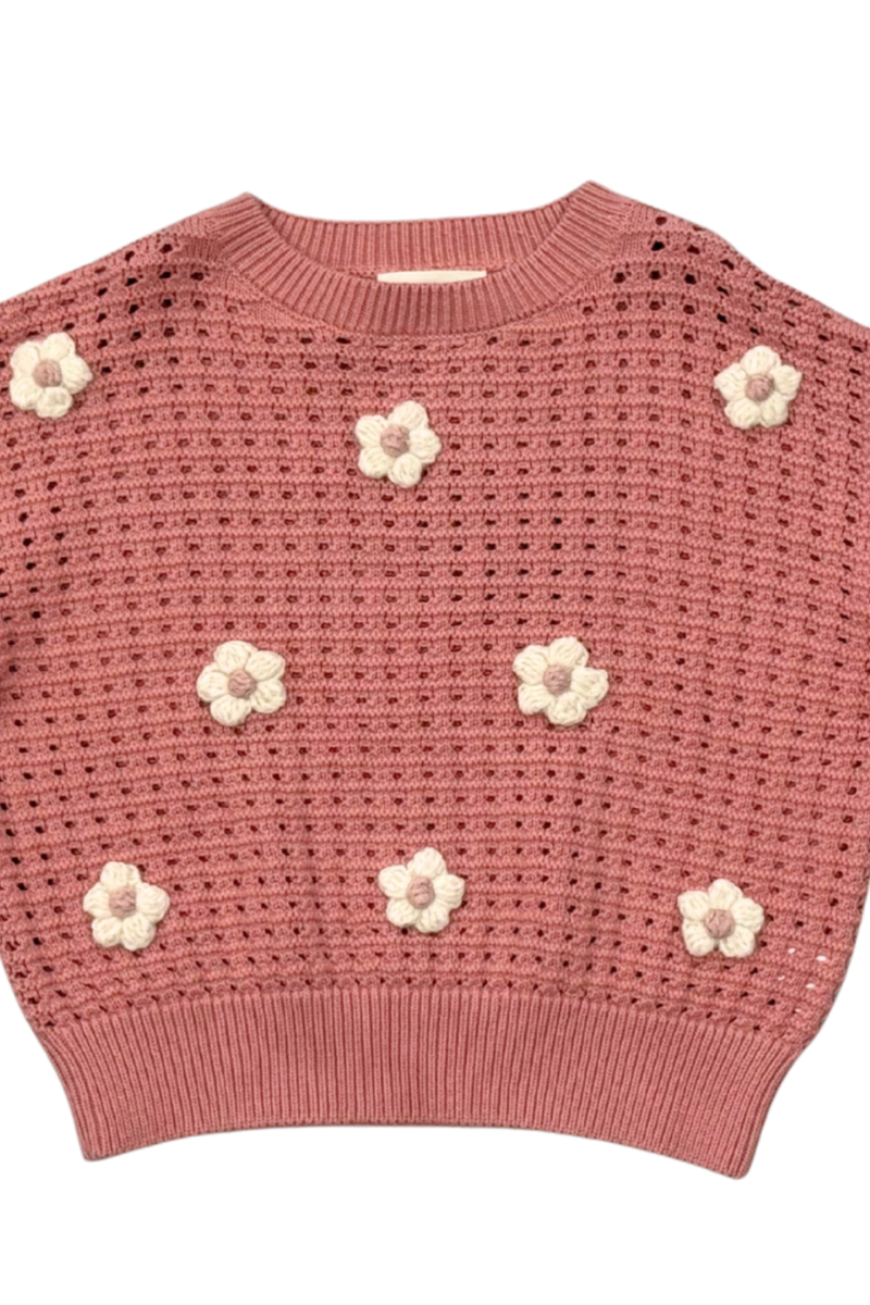 Daisy Embroidered Sweater by Avery & Alexander