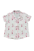 Wrapped in Ribbons Short Sleeve Button Up