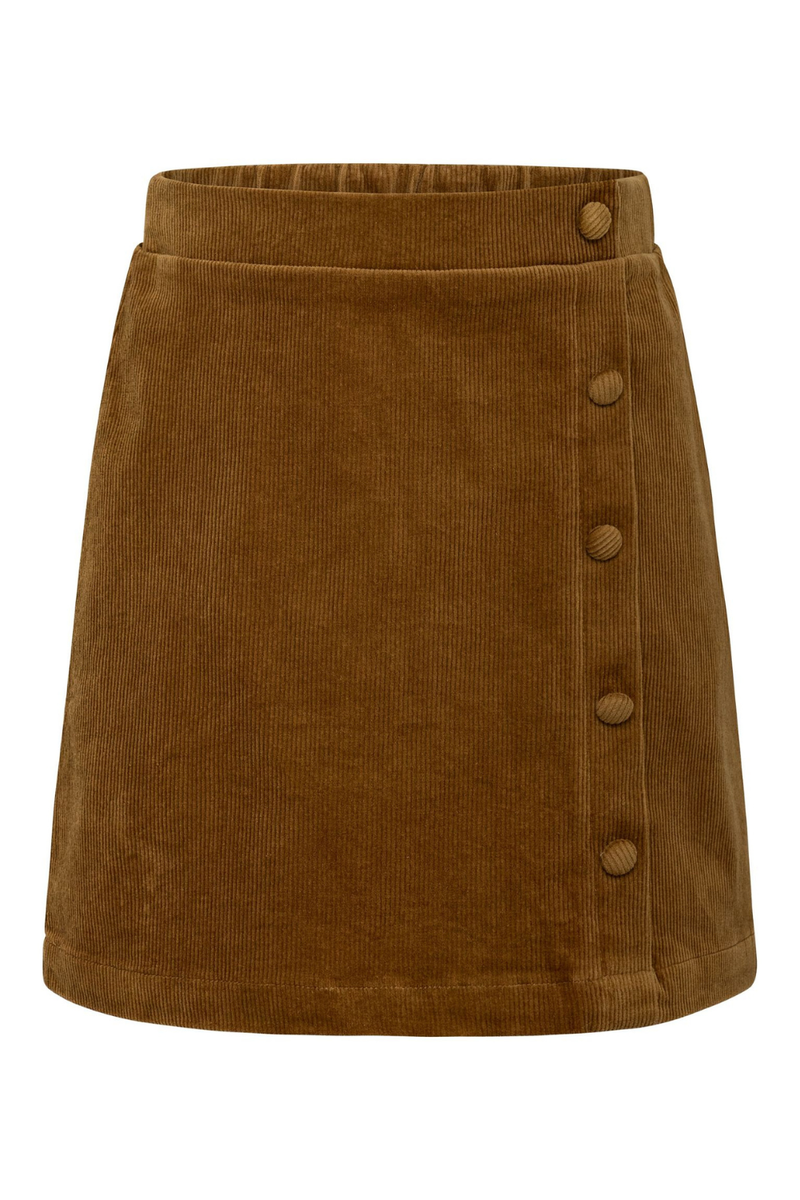 The Reese Skirt in Honey Corduroy by PLEAT