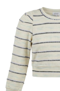 The Peyton Top in Periwinkle Stripe by PLEAT