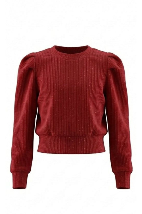 The Peyton Top in Red by PLEAT