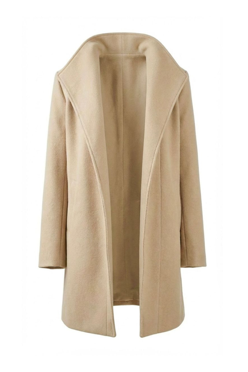 The Fenney Coat in Latte by PLEAT