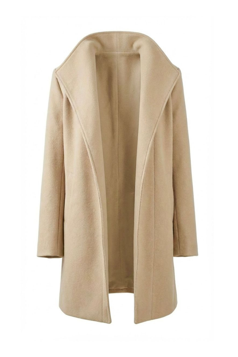 The Fenney Coat in Latte by PLEAT