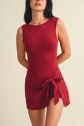 Christy Tie Front Wrap Dress