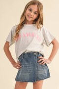 Heart & Arrow Tween Denim Skort
