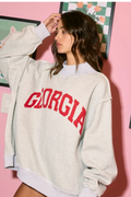 GEORGIA/GA Reversible Mockneck Sweatshirt