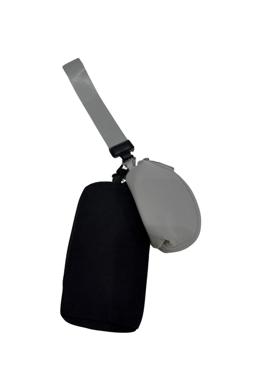 Dual Pouch Wristlet Keychain
