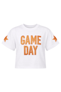 Game Day Shimmer Applique Boxy Tee