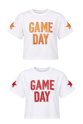 Game Day Shimmer Applique Boxy Tee
