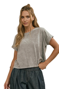 Kiyah Boxy Knit Tee