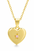 Gold Heart Necklace by Lily Nily