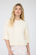 Maria Exposed Seam Drop Shoulder Sweater