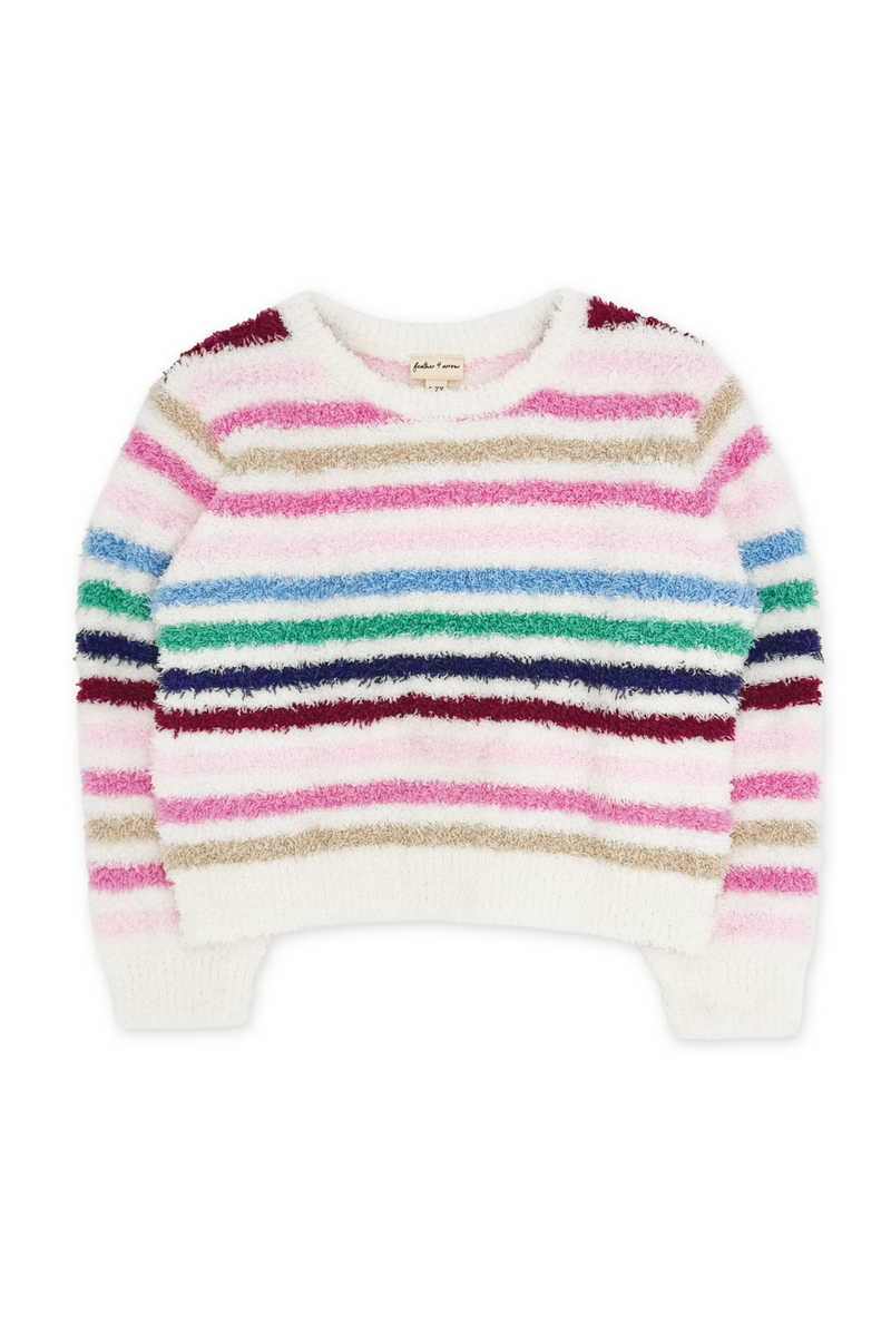 Rainbow Dreamer Stripe Sweater by Feather 4 Arrow