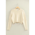 Amber Cropped Long Sleeve Sweater