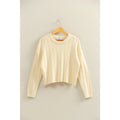Ribbed Crew Neck Sweater