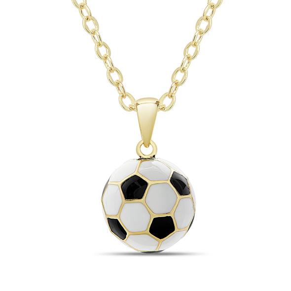 Soccer Ball Necklace by Lily Nily