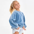 Girls Mineral Washed Sweatshirt