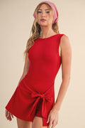 Chrissy Tie Front Wrap Dress
