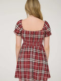 Whitney Plaid Mini Dress