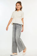 KanCan Grey Wash Wide Leg Jean