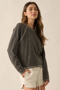 Riley Reverse Seam Raglan Top