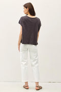 Capped Sleeve Top by Be Cool